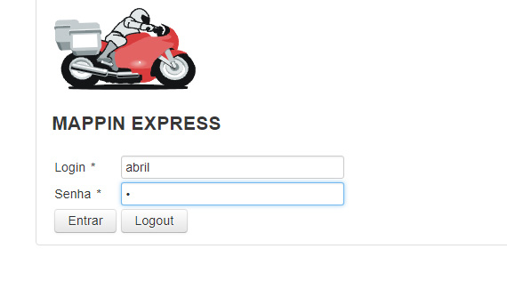 Login para Area de Cliente Restrita